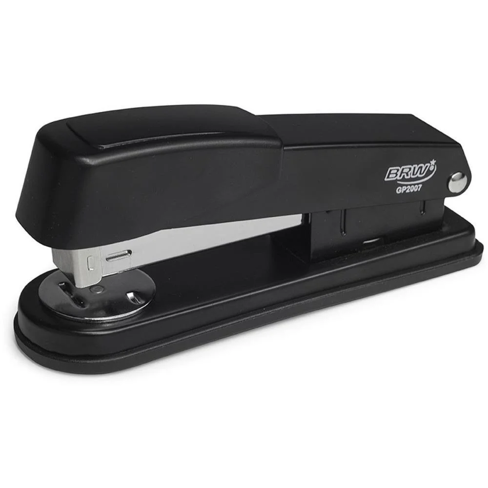Grampeador Metal P/25Fls 26/6 13Cm Preto Brw
