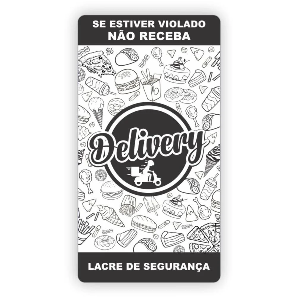 Etiqueta Adesiva Delivery Lacre Seguranc75X40Mm Grespan (Rl.c/1000)