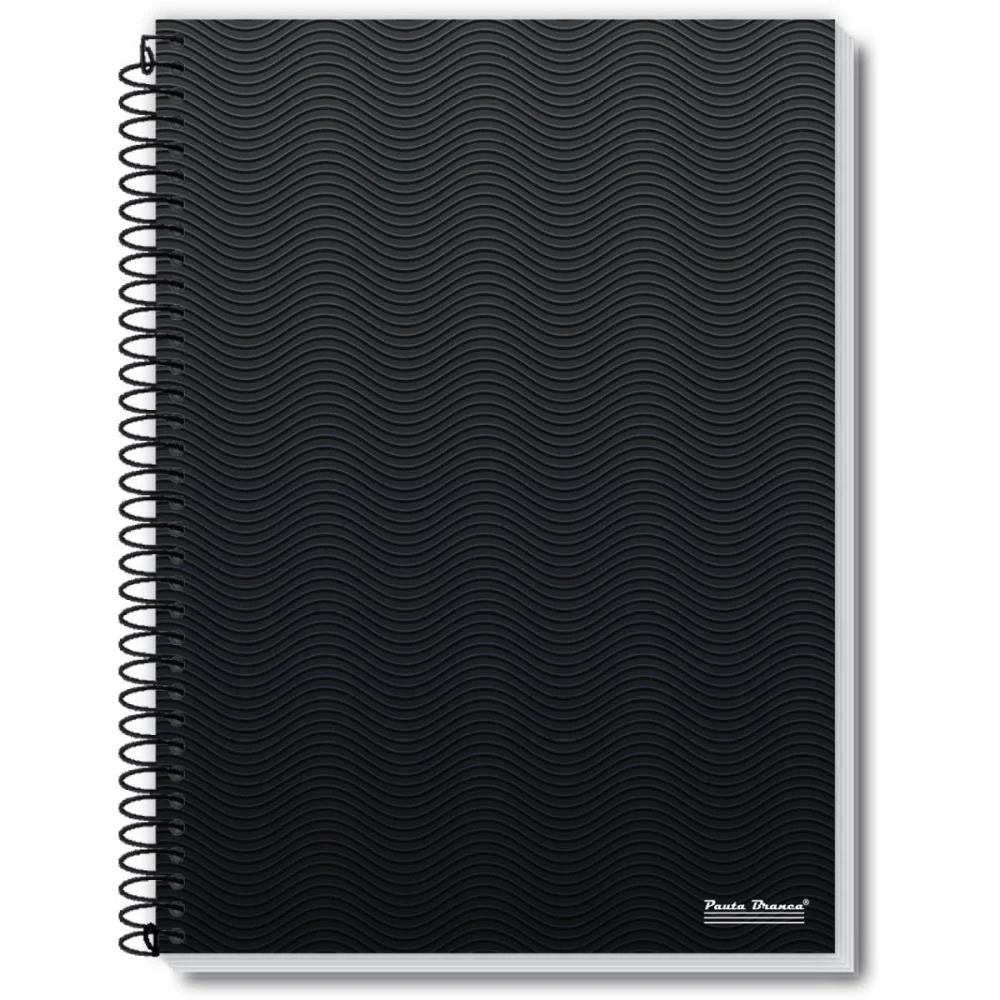 Caderno Espiral Pequeno Capa Dura Office 200Fls. Pauta Branca (Pct.c/05)