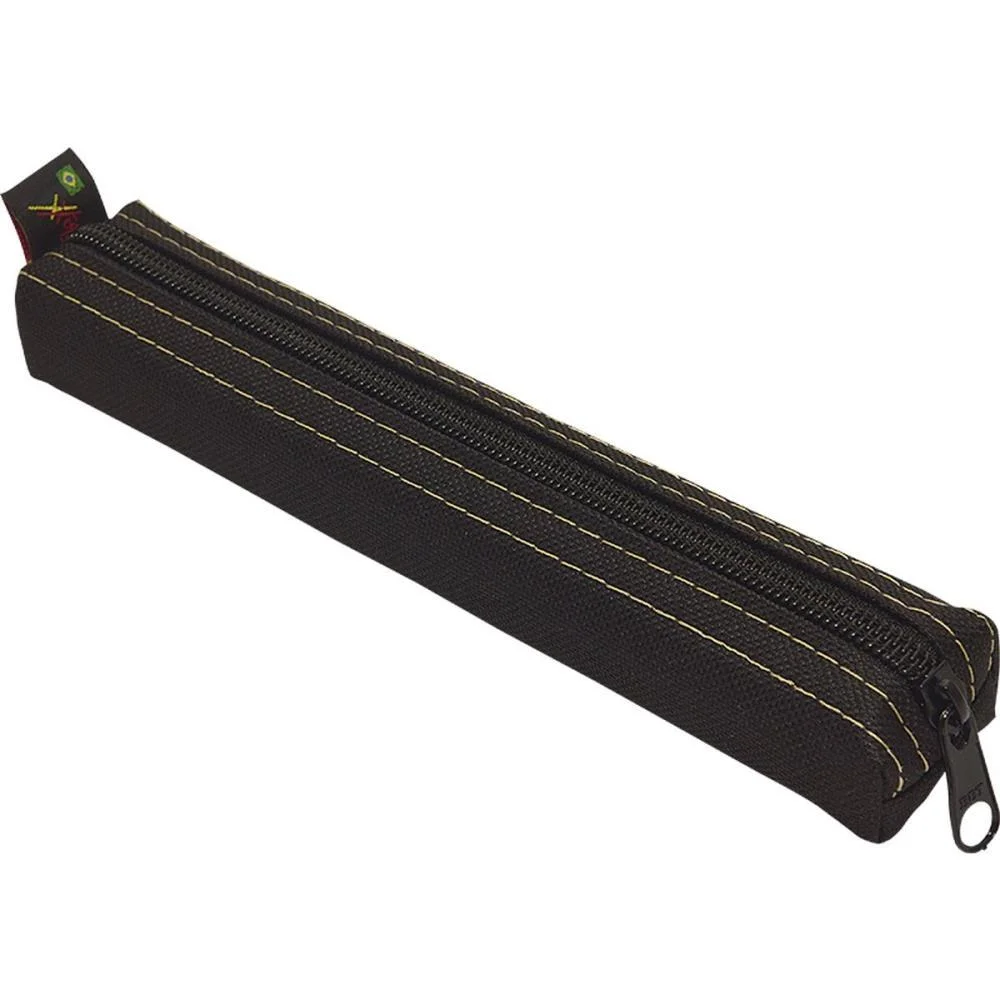 Estojo Simples Lona/ Nylon 600 Pequeno Preto Reflex
