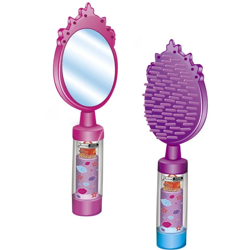 Doce Makepop Pirulito Formato Batom Colore C/ 12 Unidades - imagem 3