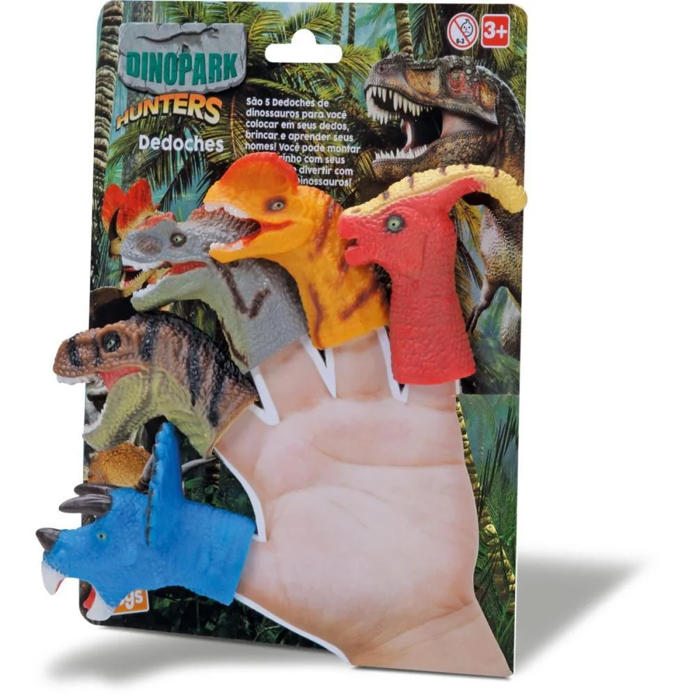 Dinossauro Dinopark Dedoche Bee Toys - imagem 2