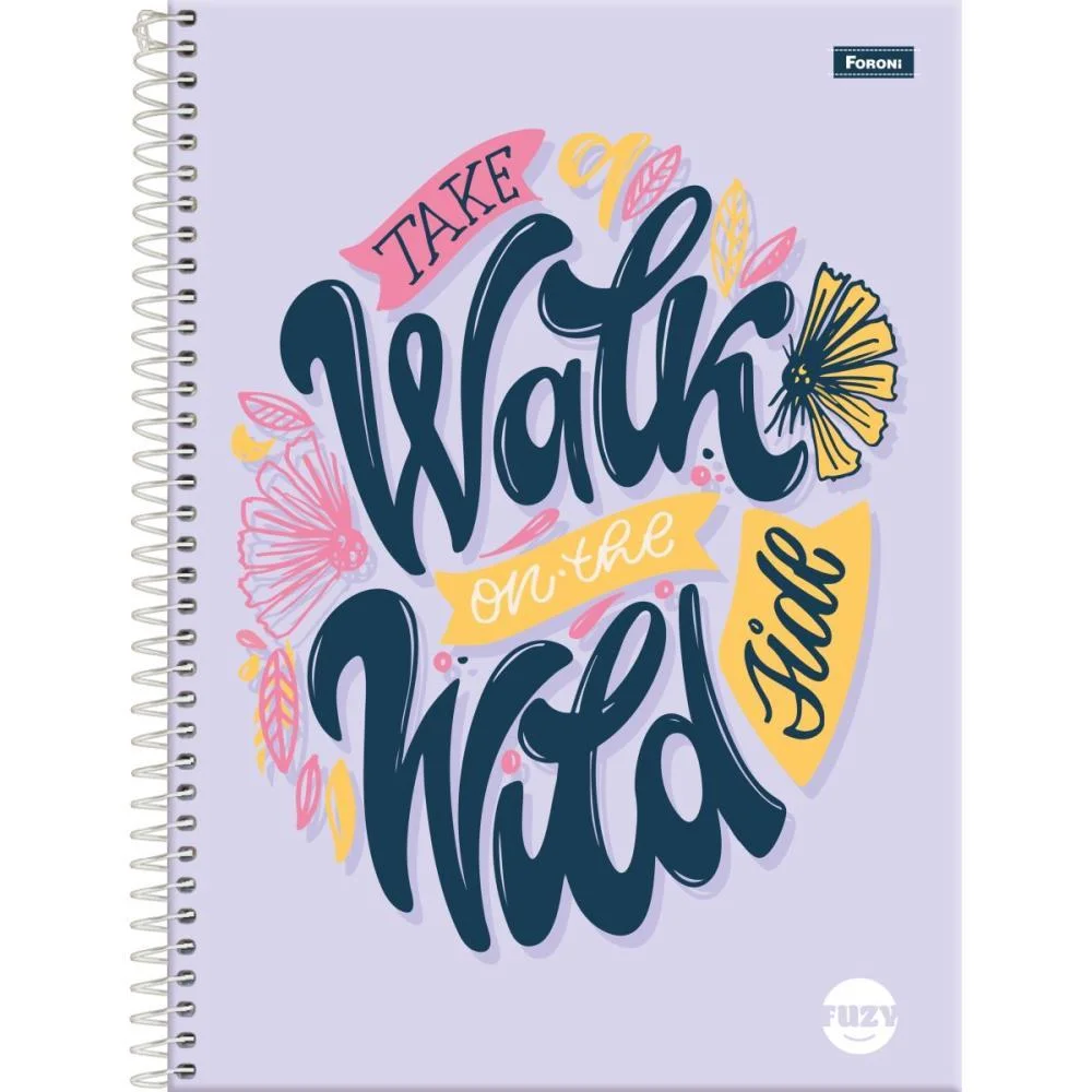 Caderno 01X1 Capa Dura Fuzy 80Fls. Foroni (Pct.c/04) - imagem 6