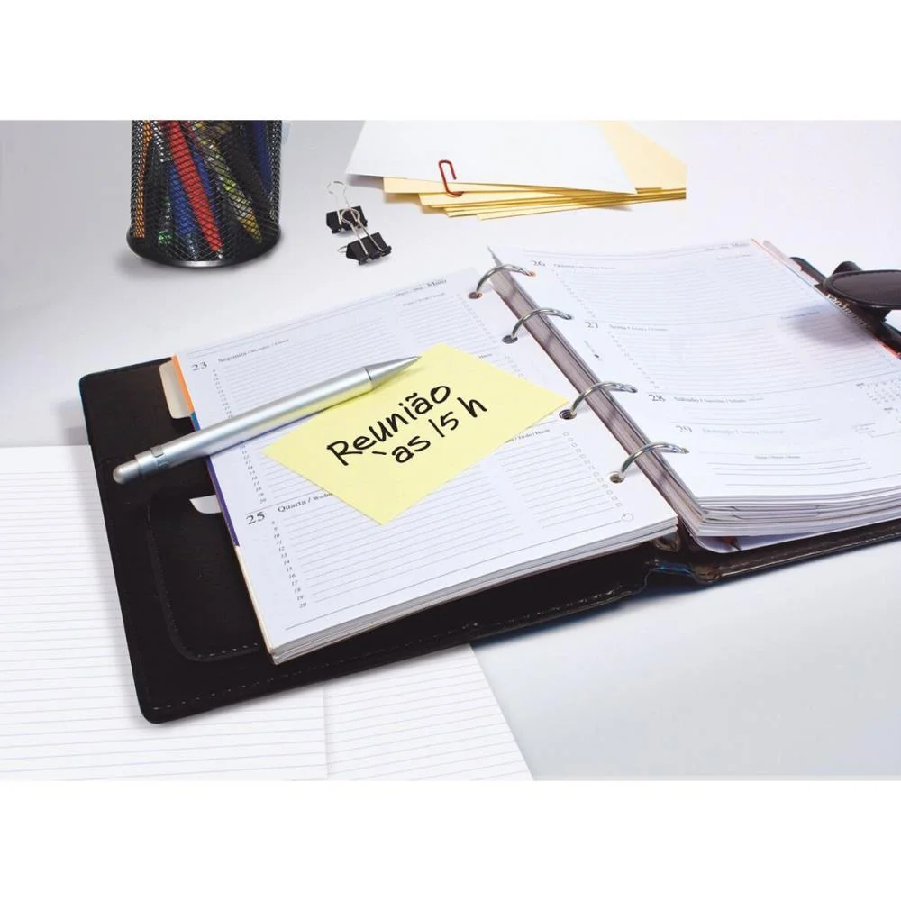 Bloco De Recado Post-It 76X76Mm Amarelo 100Fls. 3M - imagem 5