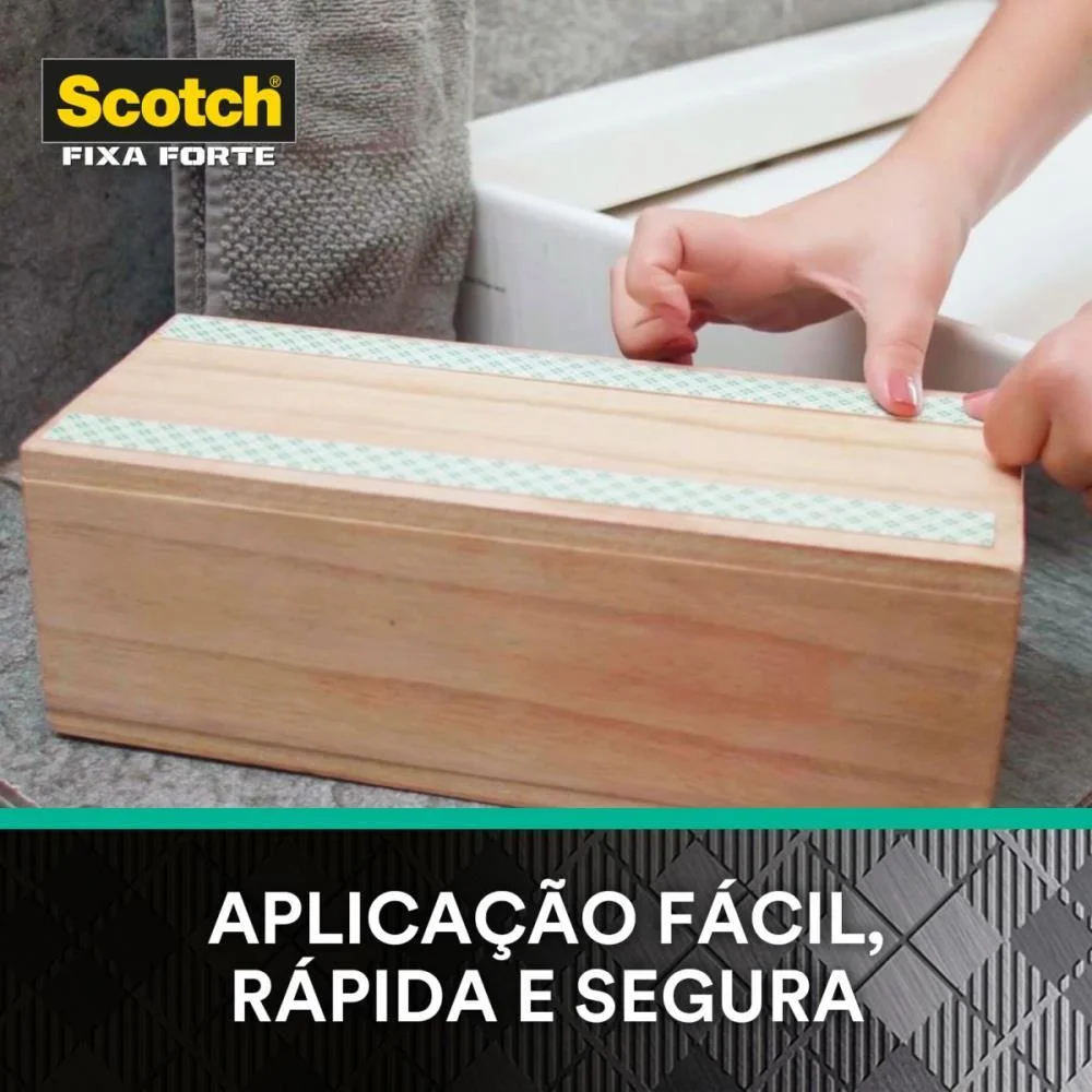 Fita Fixa Forte Banheiro 24Mmx1,5M 3M - imagem 7