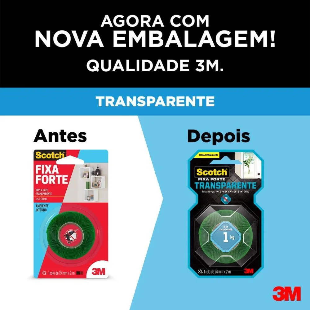 Fita Fixa Forte Espuma 113 24Mmx1,5M 3M - imagem 4