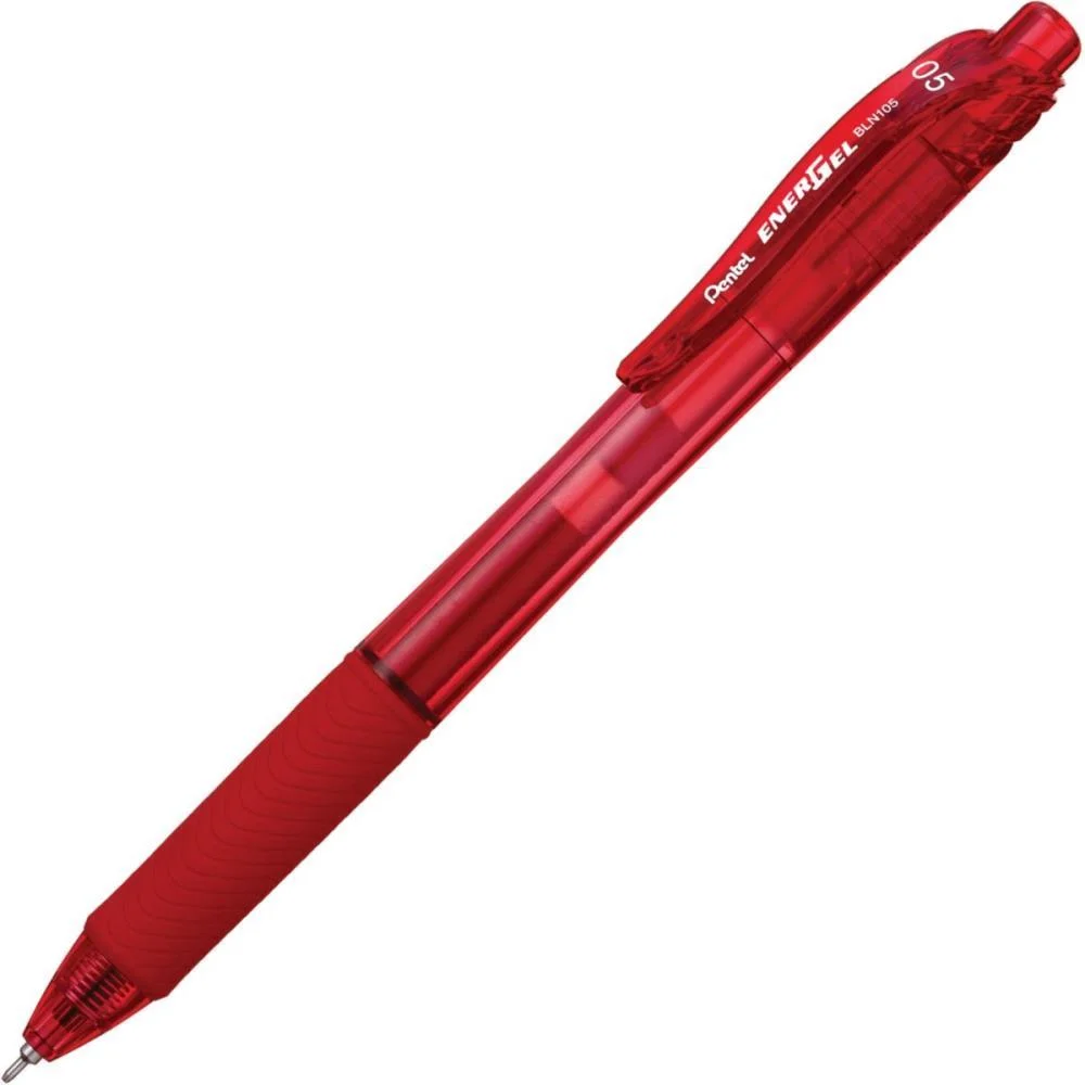 Caneta Gel Energel Retratil 0.5Mm Verm Pentel (Cx.c/12) - imagem 2