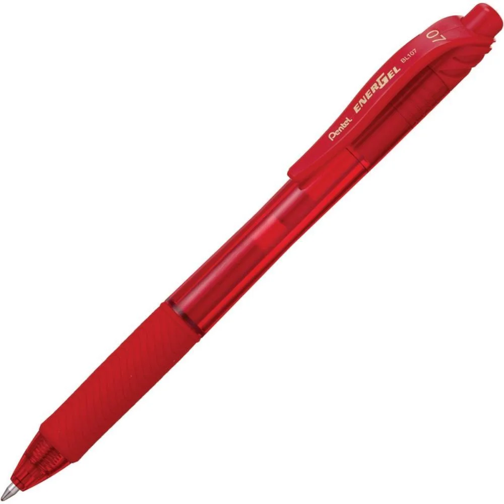 Caneta Gel Energel Retratil 0.7Mm Verm Pentel (Cx.c/12) - imagem 2