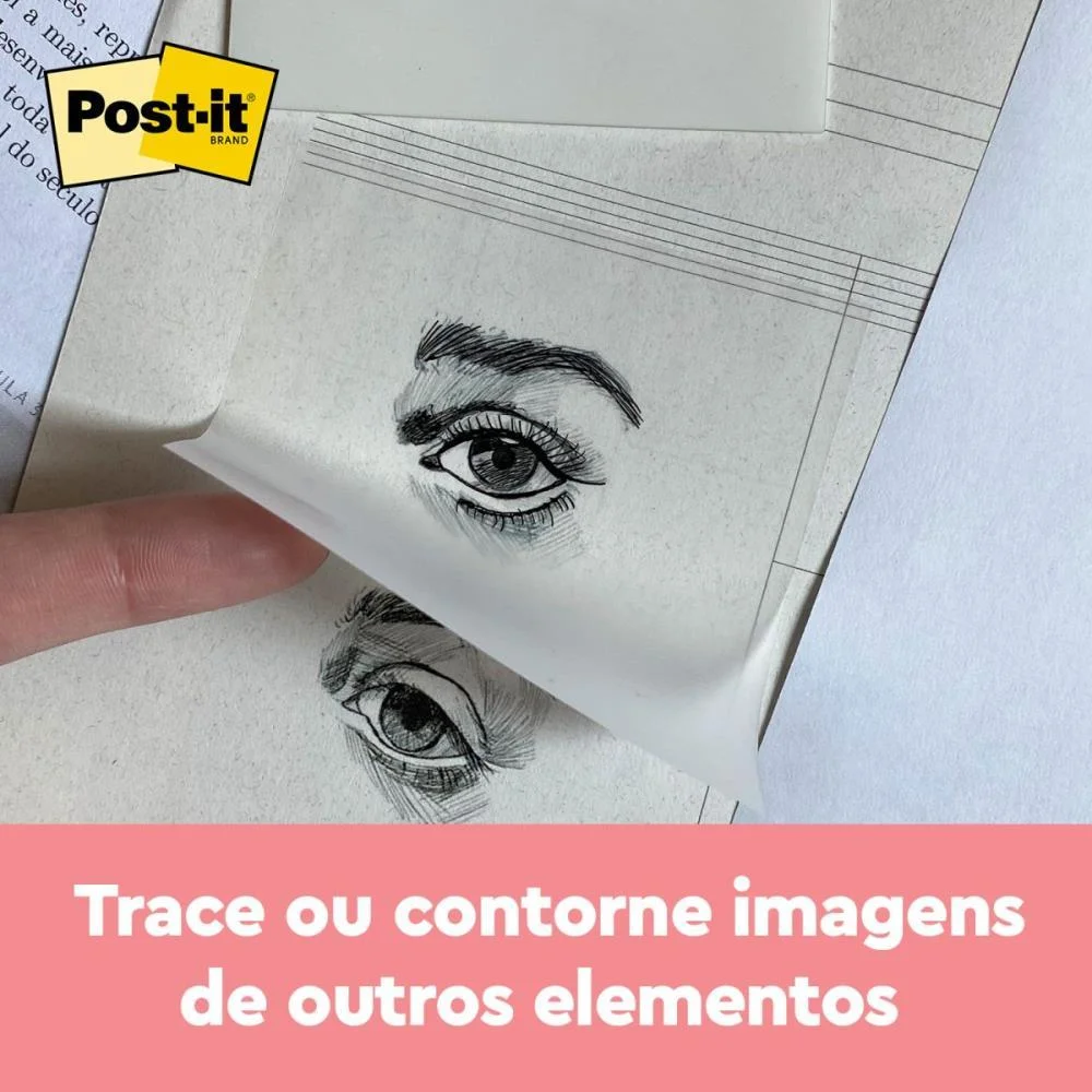 Bloco De Recado Post-It Transparente 73X73Mm C/36 Fls. 3M - imagem 6