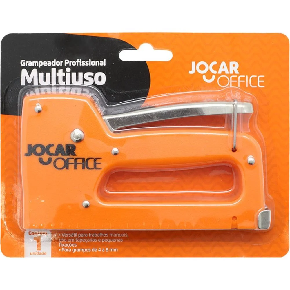 Grampeador Tapeceiro Jocar Office Plastico Profissi Leonora - imagem 5