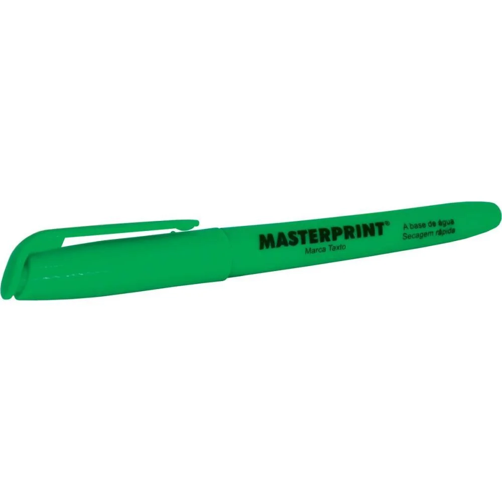 Caneta Marca Texto Mp 612 Verde Masterprint (Cx.c/12) - imagem 3
