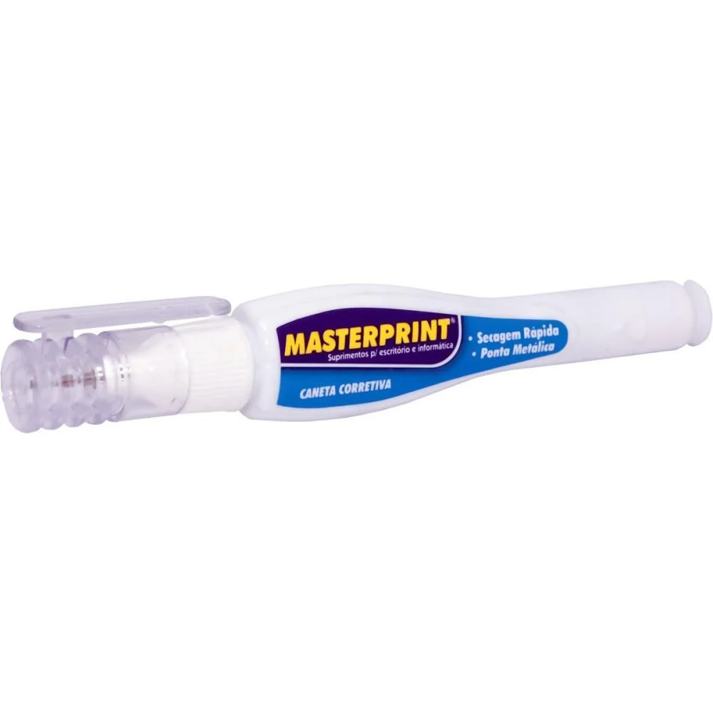 Caneta Corretiva Mp 435 7Ml Metal Branca Masterprint C/ 24 Unidades - imagem 3
