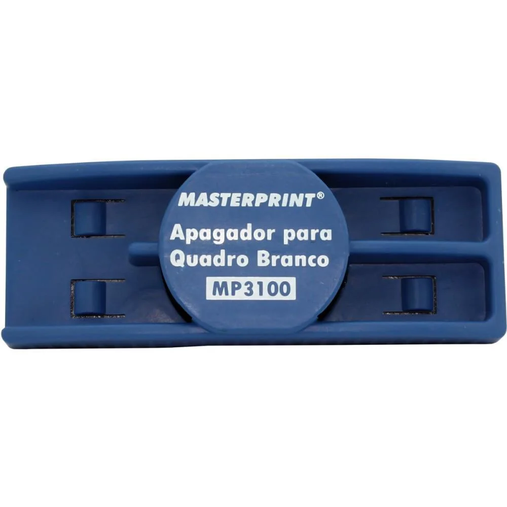 Apagador Quadro Branco Mp 3100 Azul C/Deposito/ Ima Masterprint - imagem 3