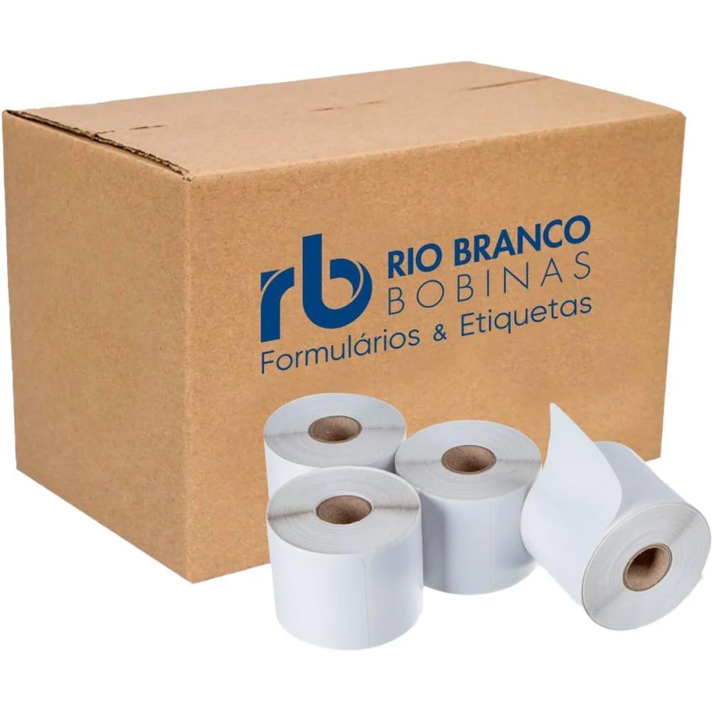 Etiqueta Para Balanca Termica 60Mmx40Mm 20M Rio Branco Bobinas (Cx.c/36) - imagem 2