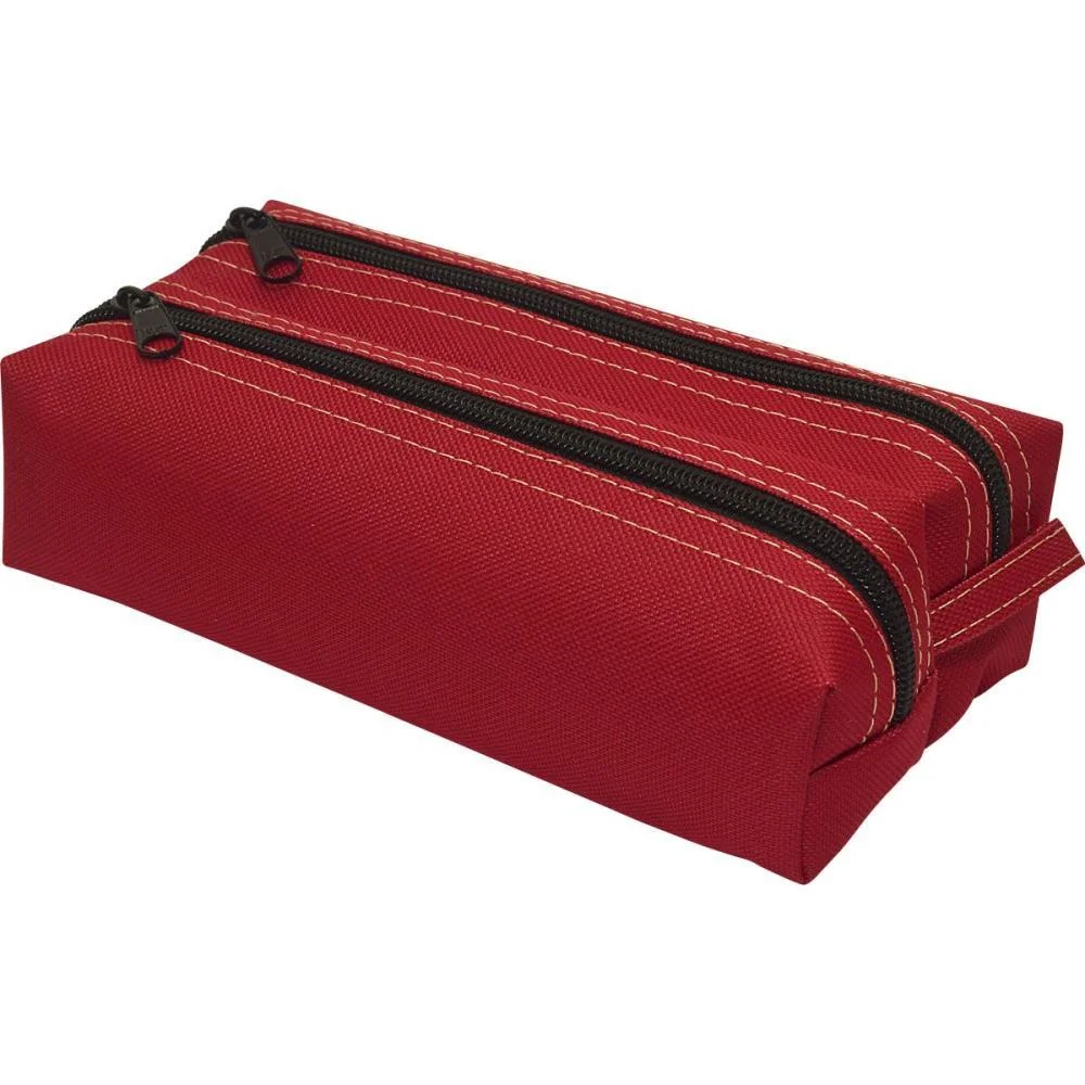 Estojo Duplo Lona Vermelho Reflex - imagem 2