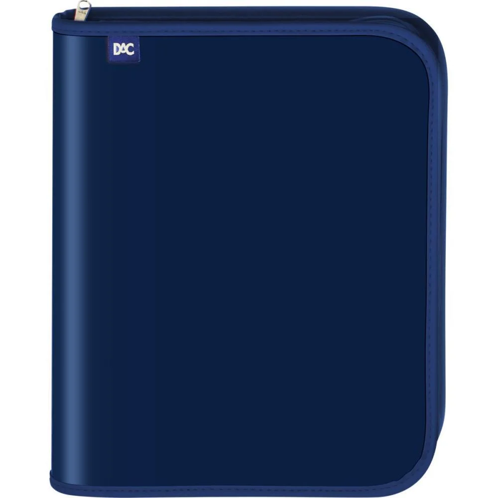 Fichario Com Ziper Vision Azul 48F Dac - imagem 3