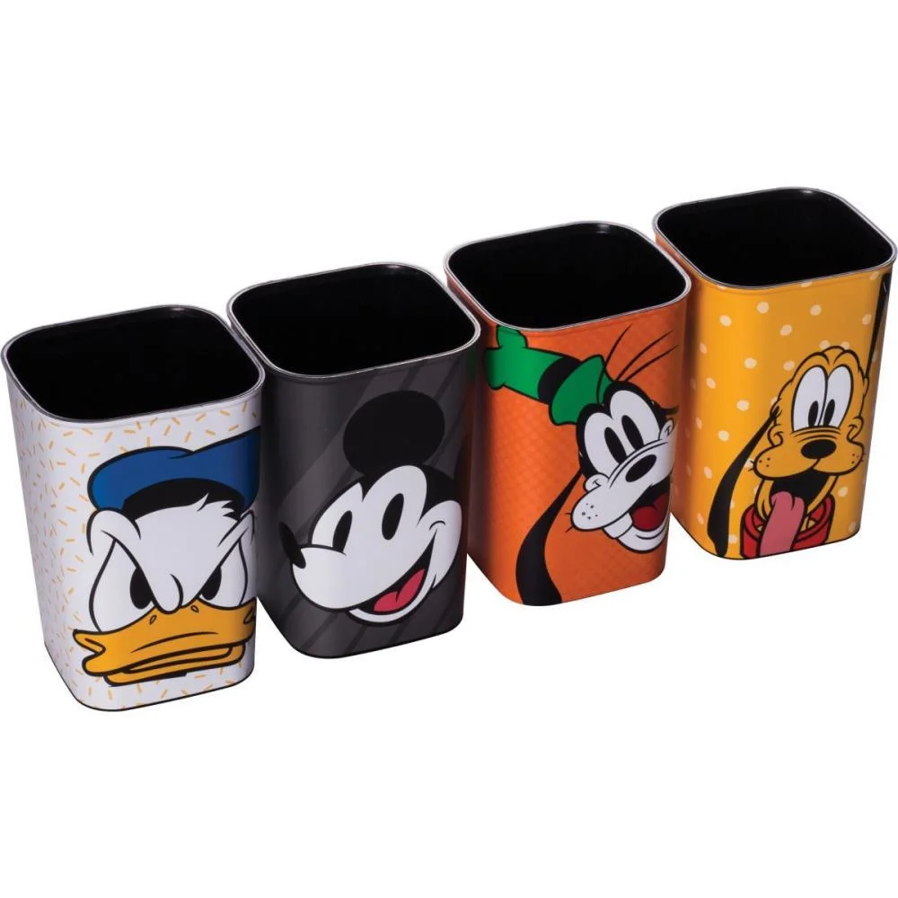 Acessorio Para Mesa Mickey E Amigos Porta Lapis 4P Plasutil - imagem 3