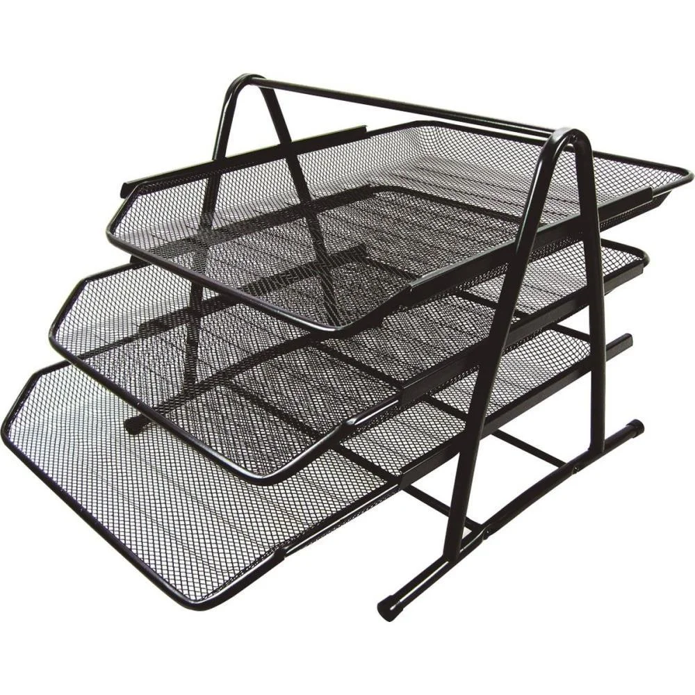 Caixa Correspondencia Tripla Aramado Preto Kit - imagem 2