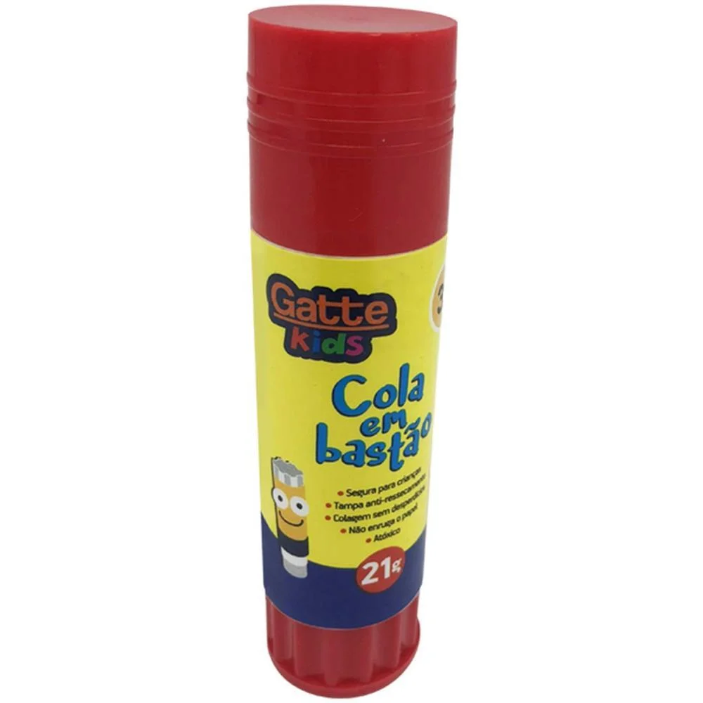 Cola Em Bastao Gatte Kids 21G Make+ (Pct.c/12) - imagem 3