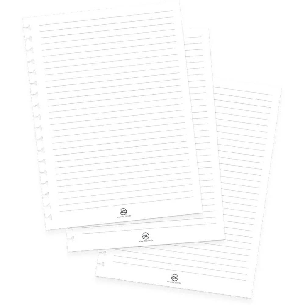 Caderno/Refil Smart Branco Colegial 48F Dac - imagem 4