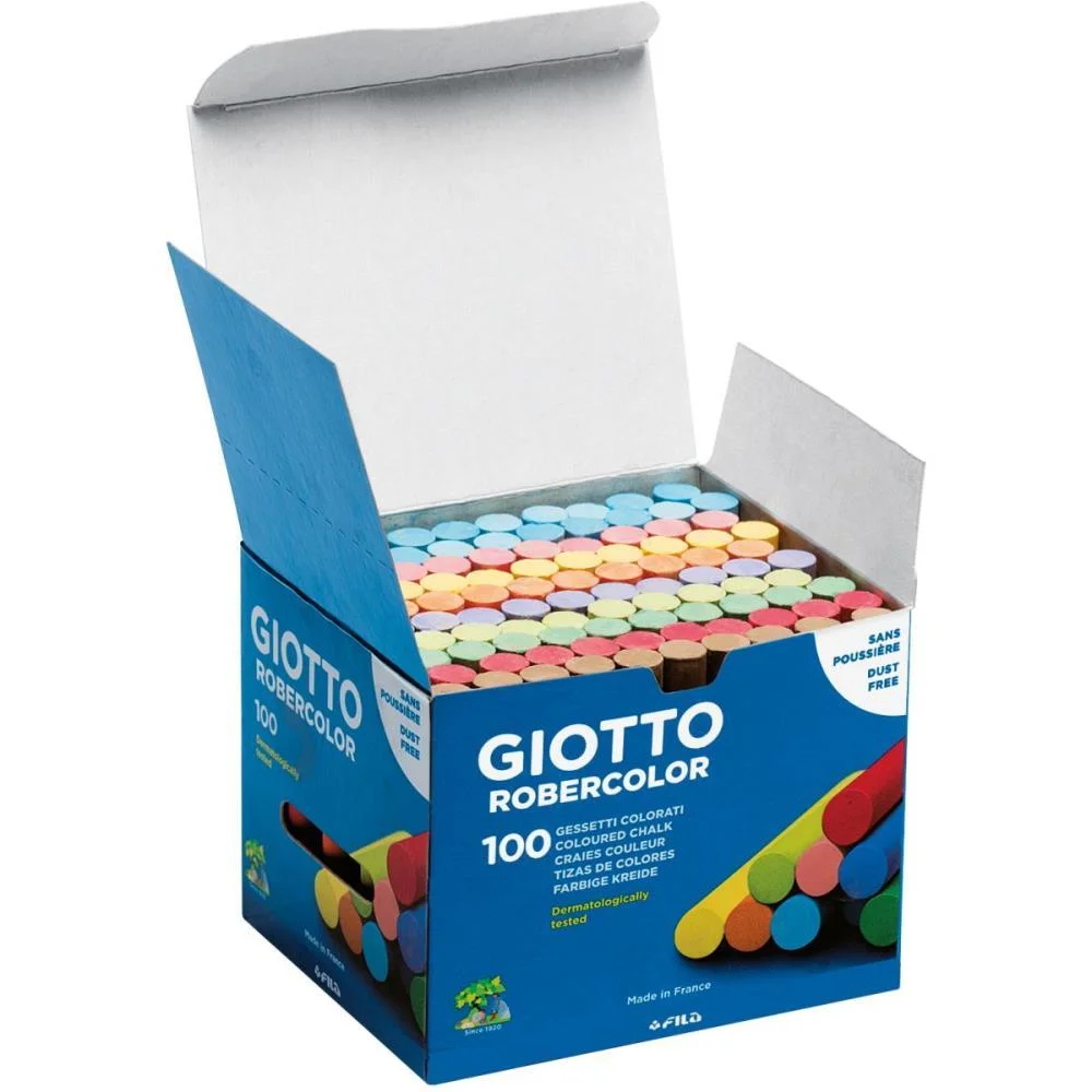 Giz Escolar Plastificado Giotto Colorido C/100 Canson - imagem 5