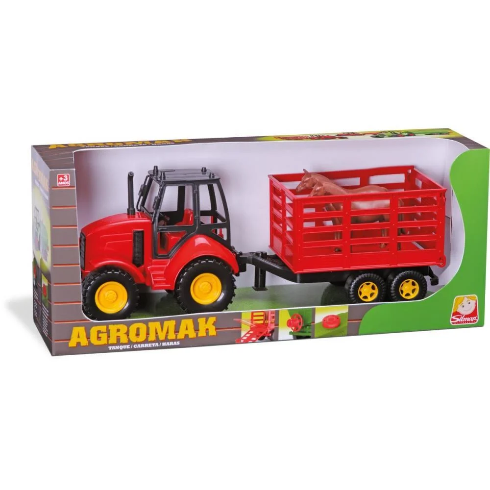 Trator Agromak Haras Silmar Brinquedos - imagem 3