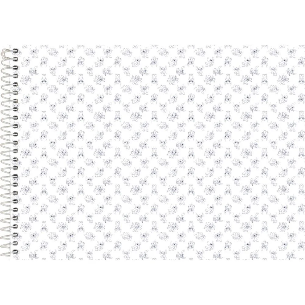 Caderno Desenho Univ Capa Dura Stitch 80Fls. Foroni (Pct.c/05) - imagem 4