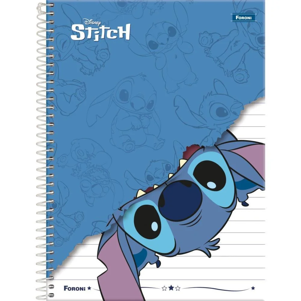 Caderno 10X1 Capa Dura Stitch 160F Foroni (Pct.c/04) - imagem 4