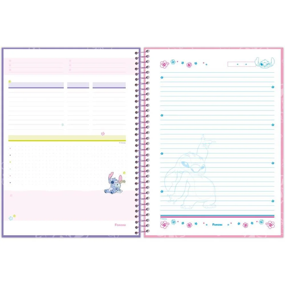 Caderno 01X1 Capa Dura Stitch  80F Foroni (Pct.c/04) - imagem 13
