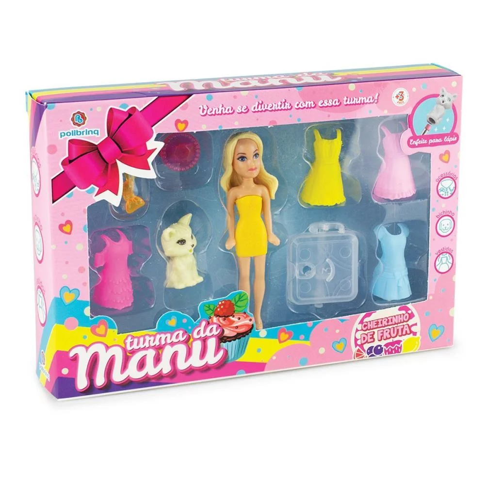 Boneca Turma Da Manu C/Acessorios (S) Polibrinq - imagem 2