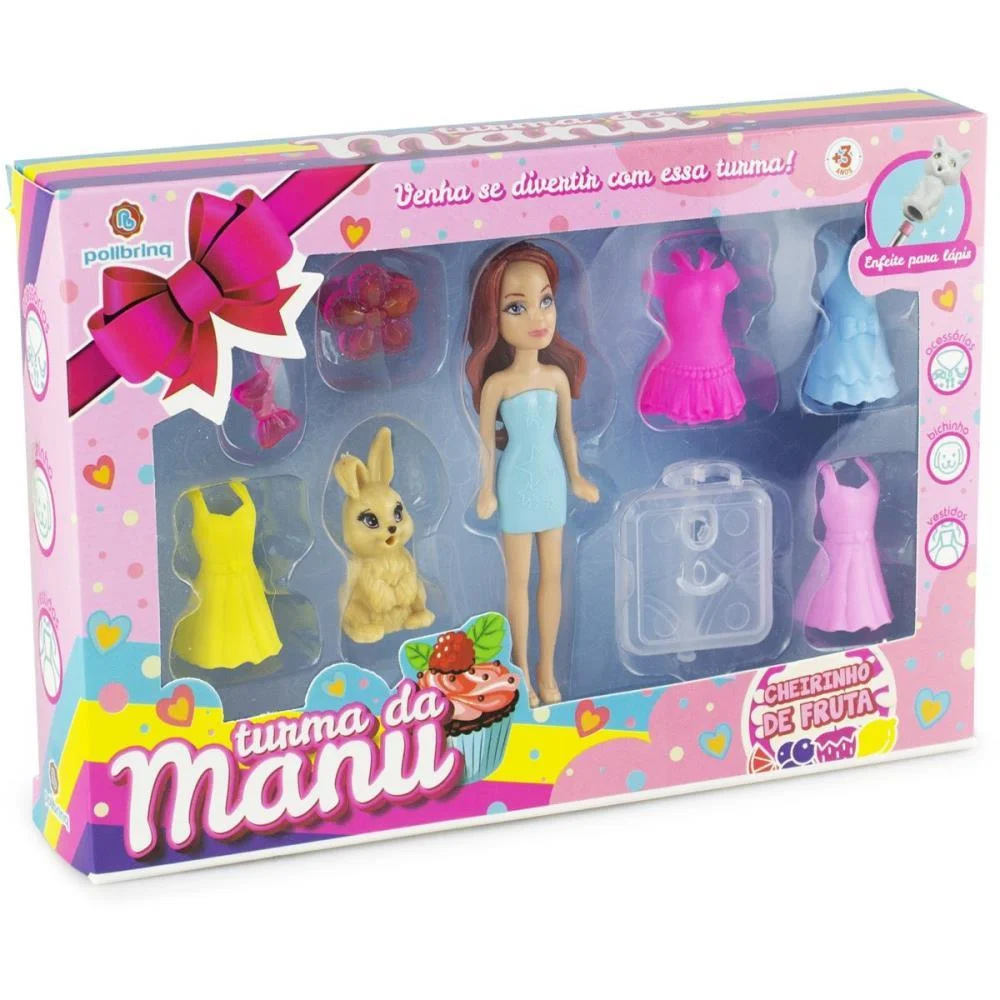 Boneca Turma Da Manu C/Acessorios (S) Polibrinq - imagem 5