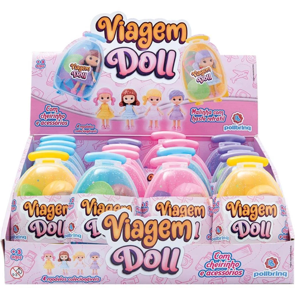 Boneca Viagem Doll 9Cm C/Cheirinho (S Polibrinq (Dp.c/16) - imagem 2