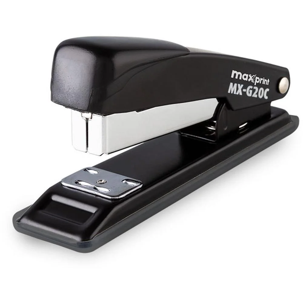 Grampeador Metal Mx-G20C P/20F 26/6 E 24/6 Pt Maxprint - imagem 2