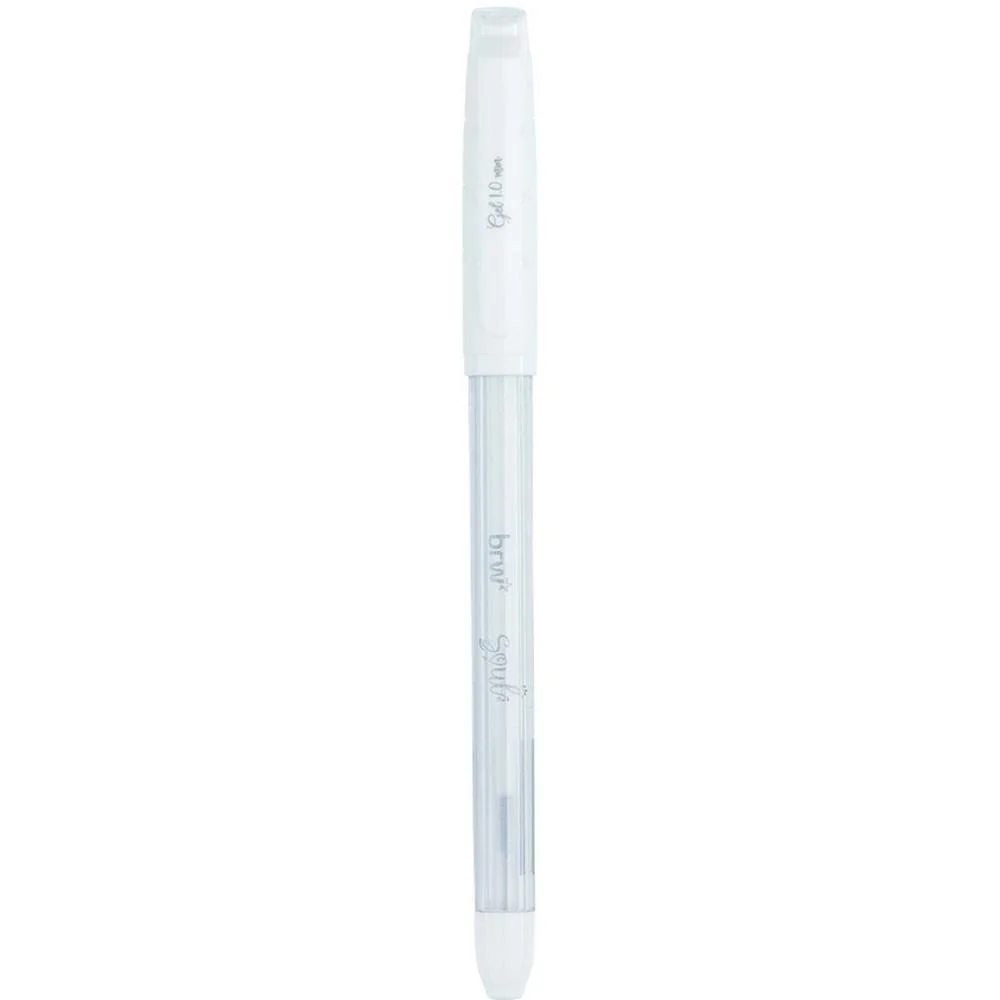 Caneta Gel 1.0Mm Branca Brw (Cx.c/12) - imagem 4