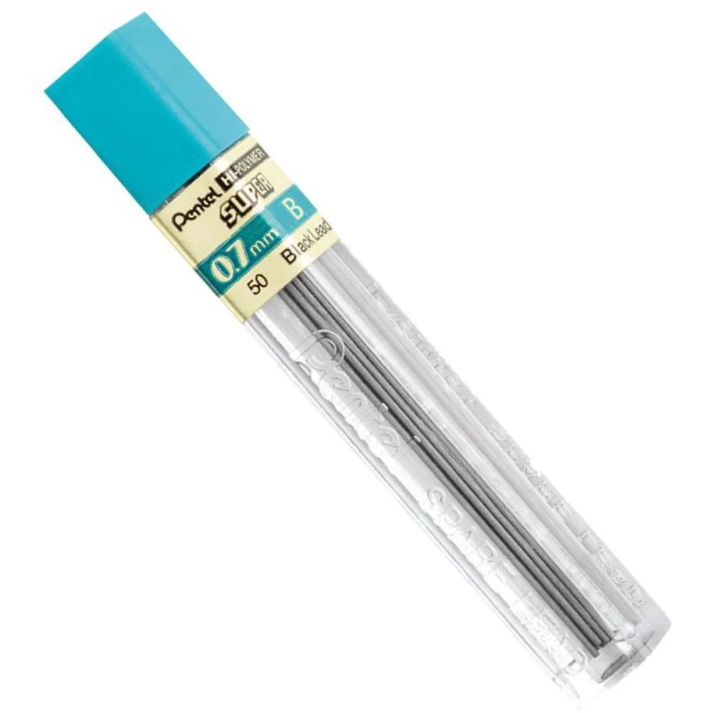Grafite 0.7Mm B Hi Polymer Super 12Tbx12Min Pentel (Cx.c/12) - imagem 3