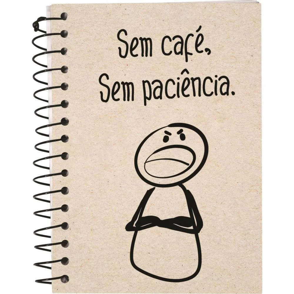 Caderneta 1/8 Kraft Frases Cp Cartao 80F Kit (Pct.c/04) - imagem 6