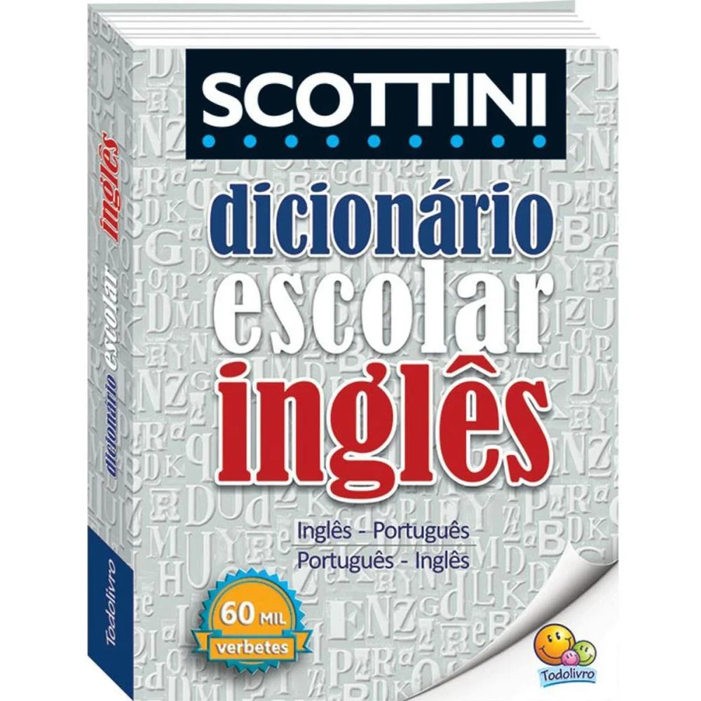 Dicionario Ingles Scottini 60.000 Verbetes 656Pg Todolivro - imagem 2