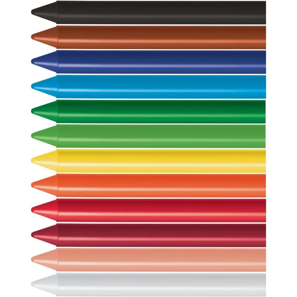 Giz De Cera Jumbo Gizao 12 Cores Faber-Castell (Pct.c/06) - imagem 4