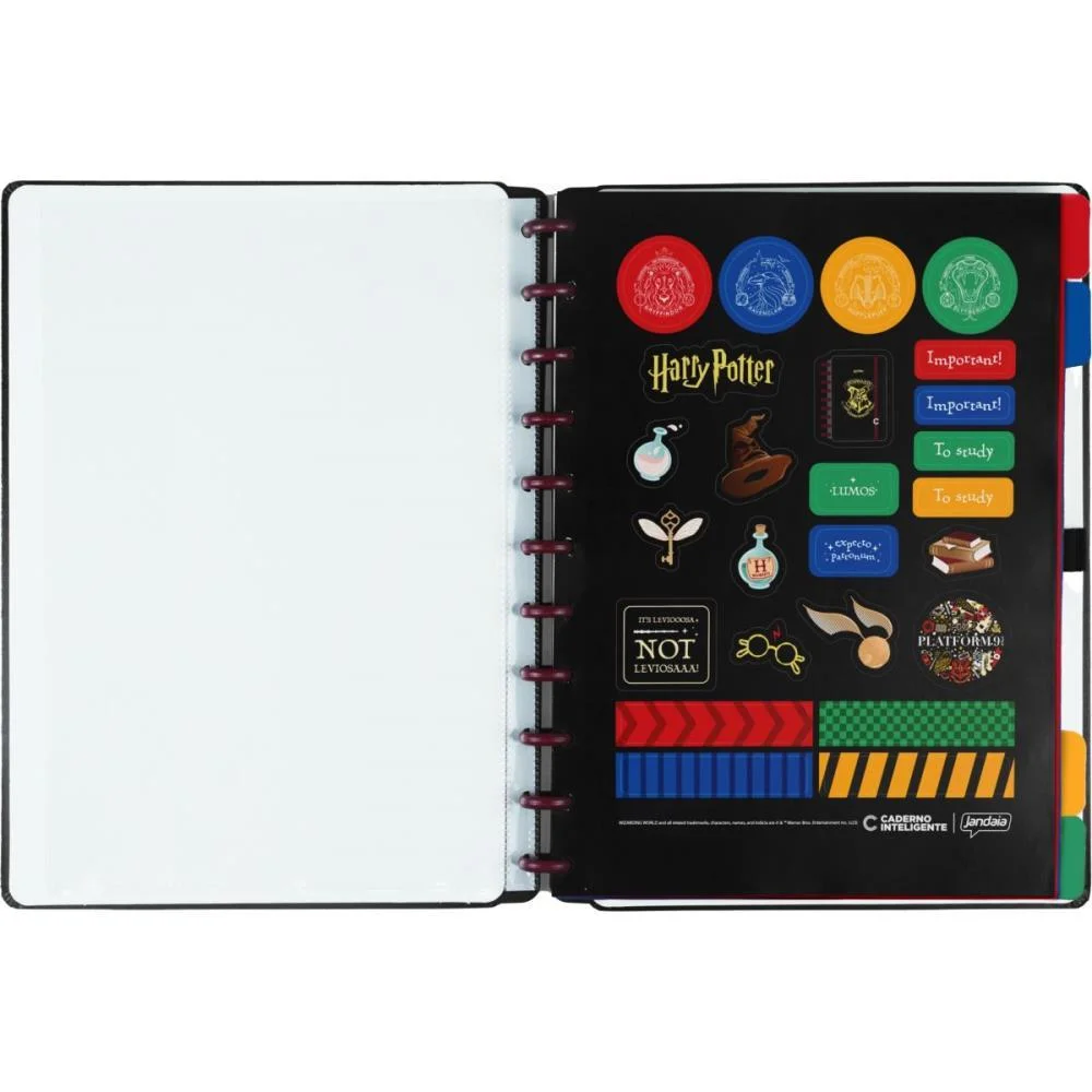 Caderno Inteligente Grande Harry Potter 80Fls 215X280Mm Caderno Inteligente - imagem 4