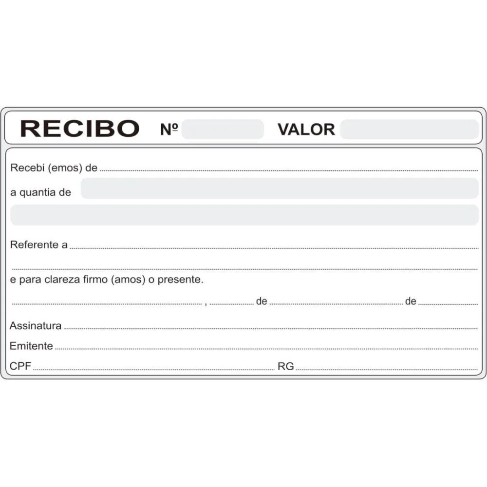 Impresso Recibo Comercial Sem Canhoto 50F Animativa (Pct.c/20) - imagem 4
