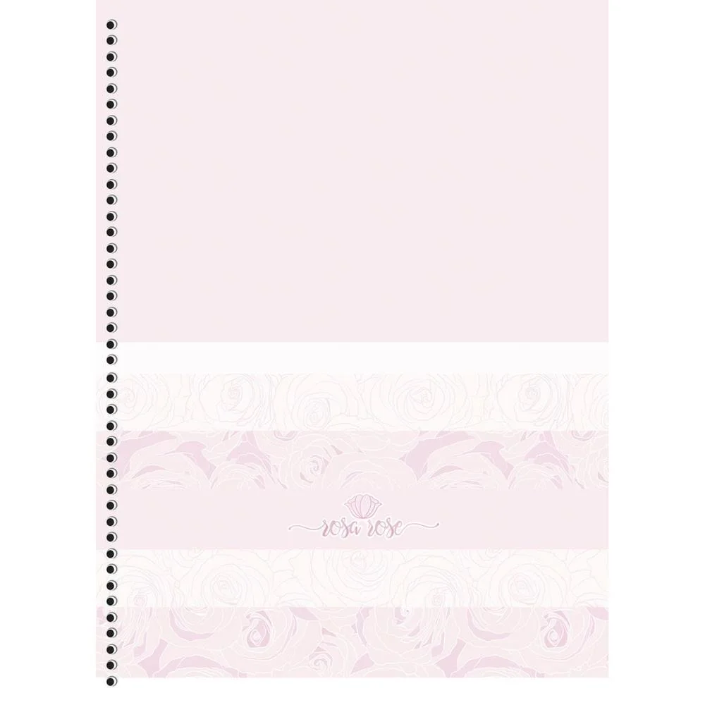 Caderno 01X1 Capa Dura Rosa Rose 80F Animativa (Pct.c/04) - imagem 4