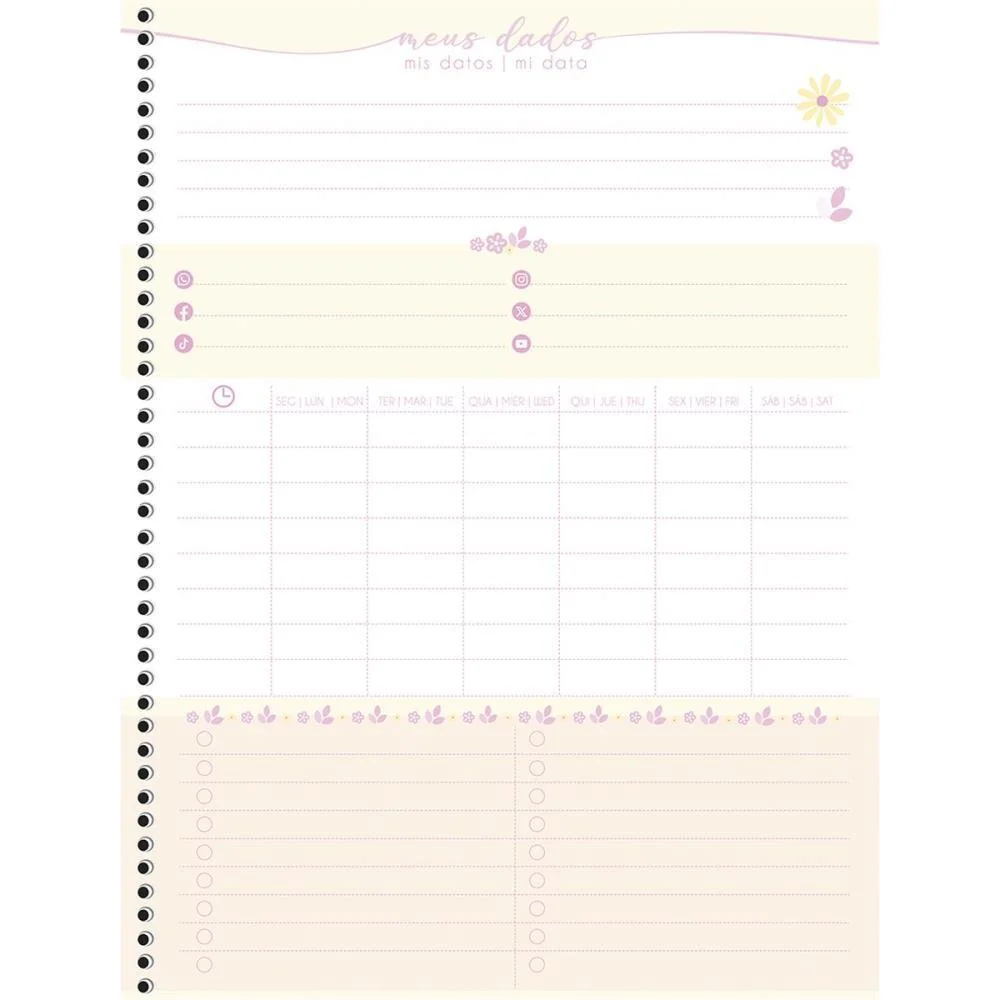 Caderno 10X1 Capa Dura Clean 160F Animativa (Pct.c/04) - imagem 6
