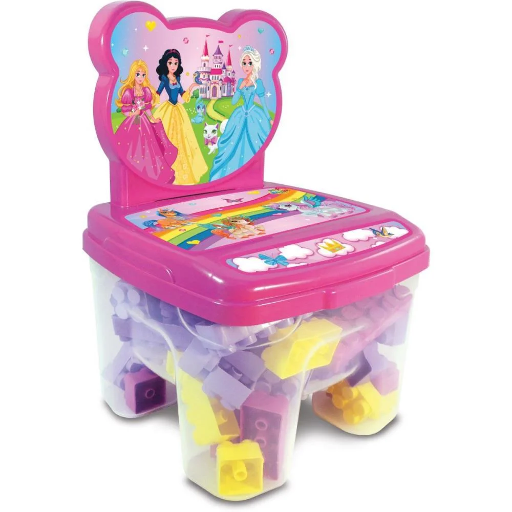 Brinquedo Para Montar Cadeira Toy Blocos 24Pcs Ggb Plast - imagem 3