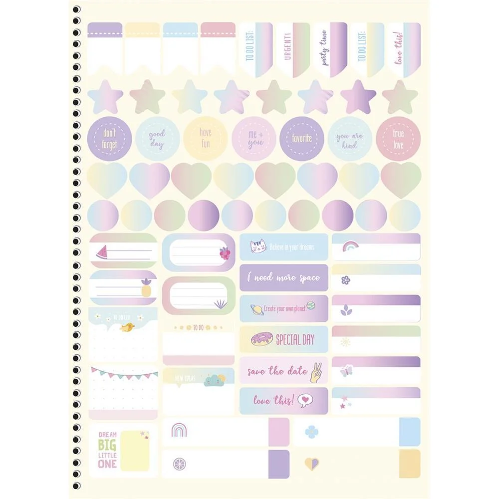Caderno 15X1 Capa Dura Clean 240F Animativa (Pct.c/02) - imagem 4