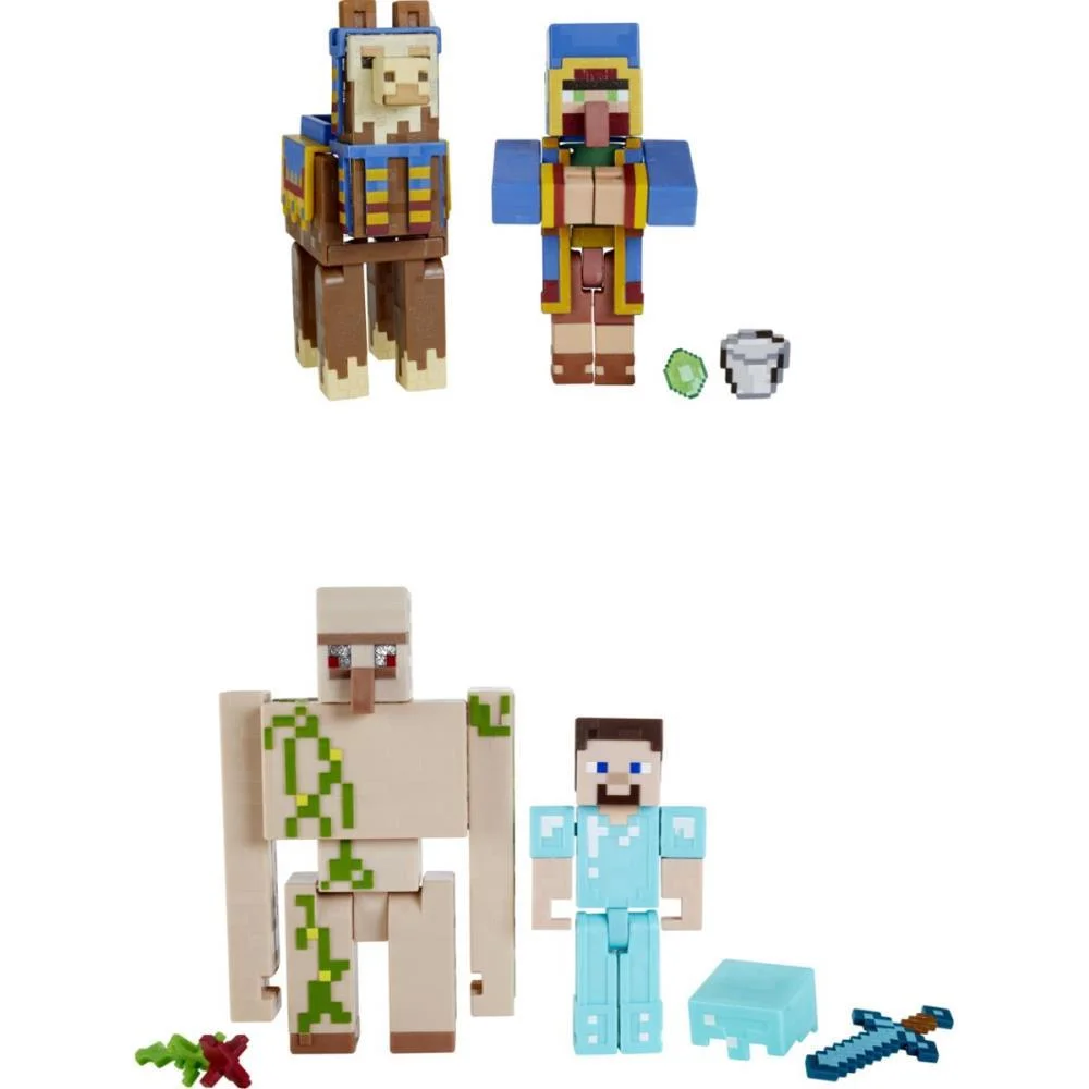 Boneco E Personagem Minecraft 2-Pack Fig. 8Cm (S) Mattel - imagem 3