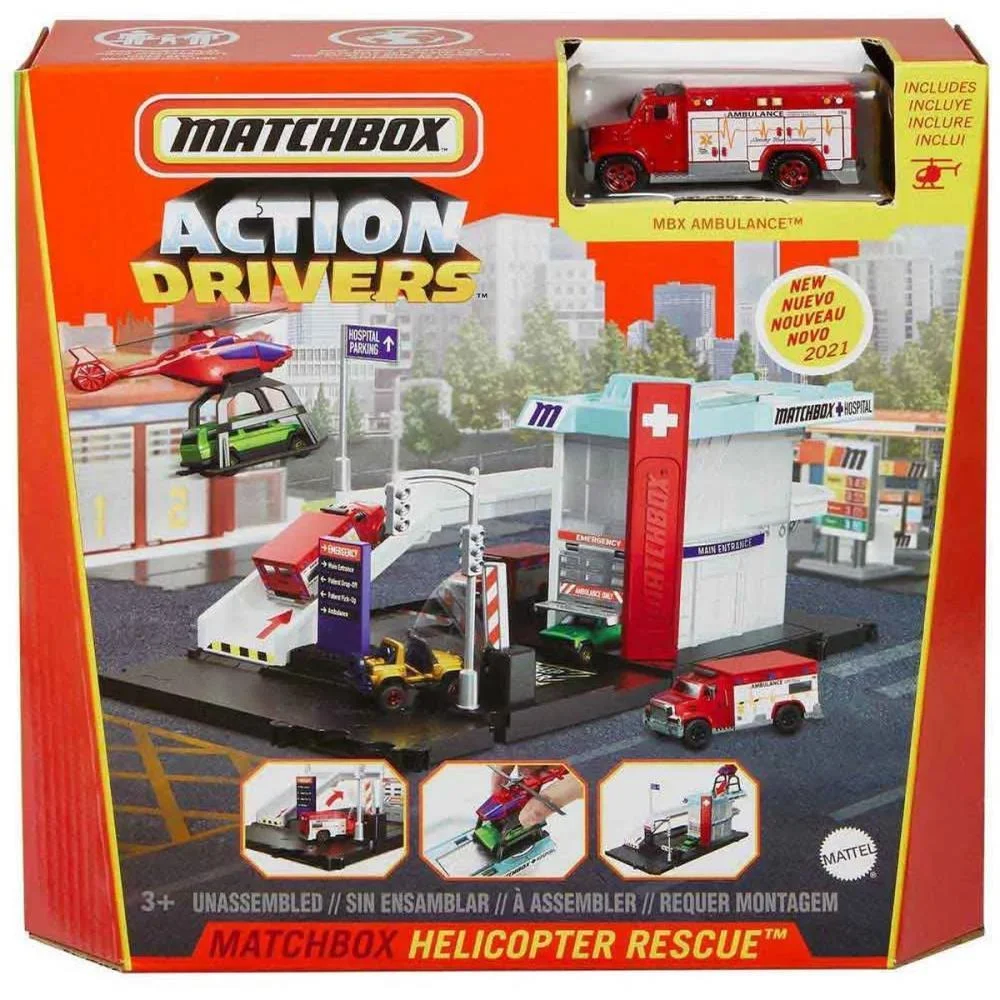 Matchbox Action Drivers Playset (S) Mattel - imagem 6