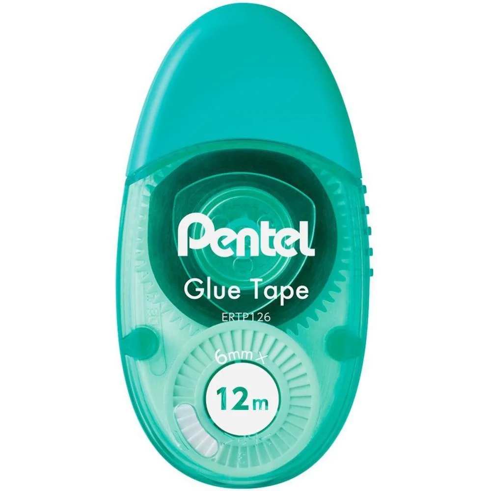 Cola Em Fita Glue Tape 6Mmx12M Verde Pentel (Blister) - imagem 3