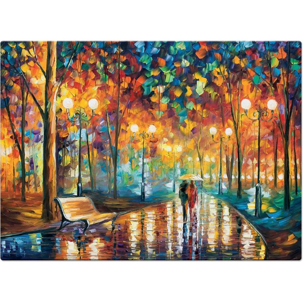 Quebra-Cabeca Cartonado Som Da Chuva 1000 Pcs Toyster - imagem 4