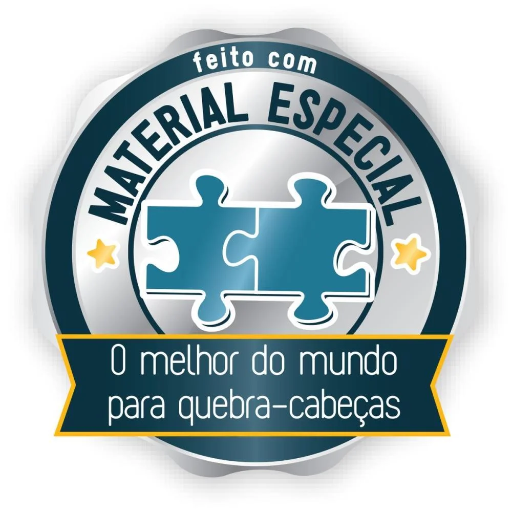 Quebra-Cabeca Cartonado Som Da Chuva 1000 Pcs Toyster - imagem 6