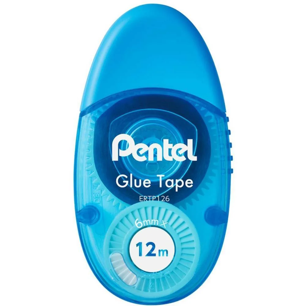 Cola Em Fita Glue Tape 6Mmx12M Azul Pentel (Blister) - imagem 3
